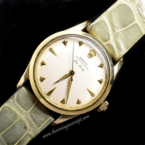 rolex air king gold plated|second hand Rolex Air-King.